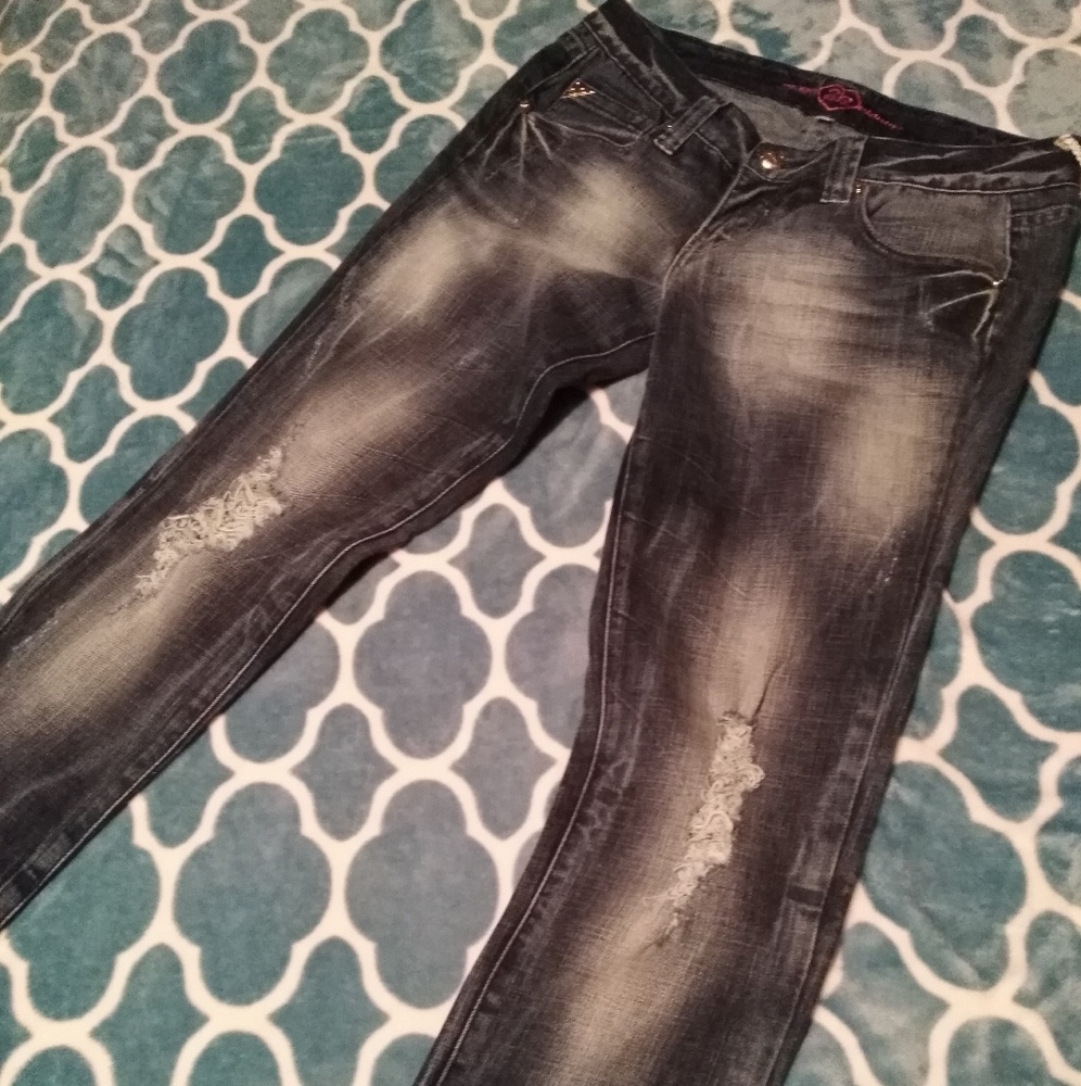 2b bebe siren skinny jeans
